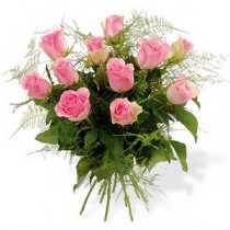 Buchet cu 9 trandafiri roz